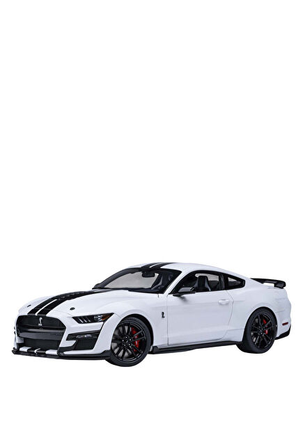 1:18 2023 Ford Mustang Shelby GT500 Oxford White Model Araba