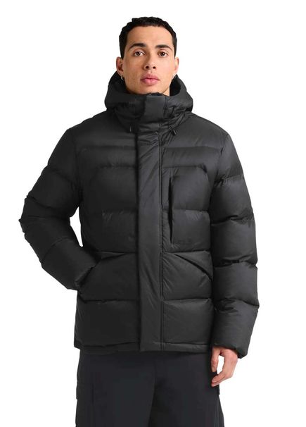 Icy Hill Rds Siyah Kapüşonlu Erkek Outdoor Mont