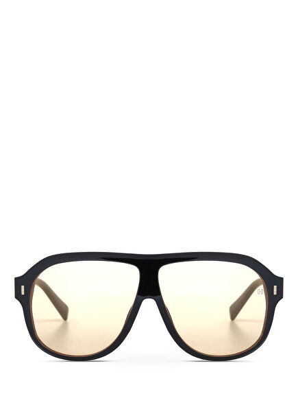 HM 1669 C2 Drop Acetate Matte Black Unisex Sunglasses