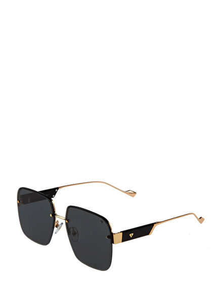 BC 1246 C 1 Siyah Metal Kadın Güneş Gözlüğü