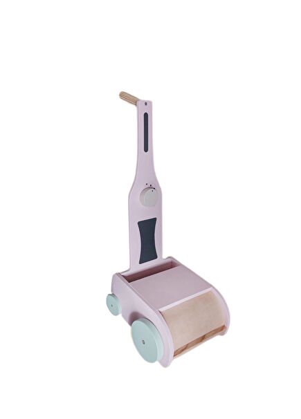 Pink Wooden Toy Vacuum Cleaner