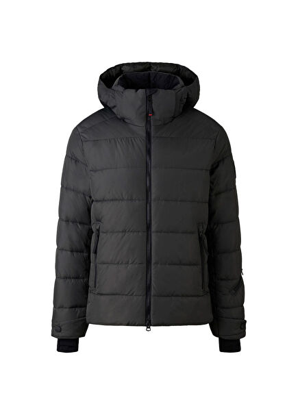 Luka2 Men's Black Hooded Snowboard Jacket