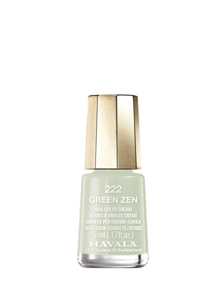 Mini Color 222 Green Zen Nail Polish 5 ml