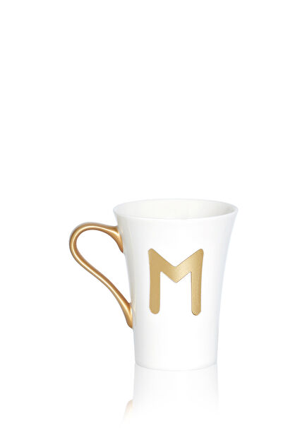 Ehwaz Beyaz Porselen Kupa