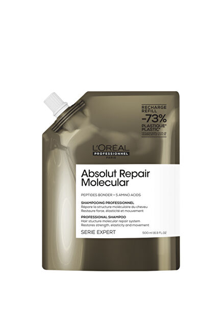 Paris Serie Expert Absolut Repair Molecular Tüm Yıpranmış Saçlar İçin Arındırıcı Refil Şampuan 500 ml