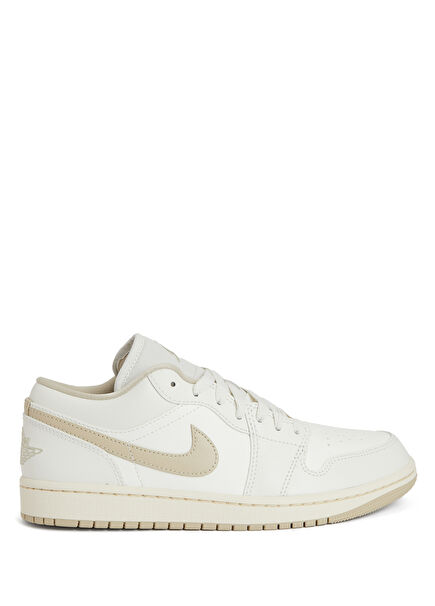 Air Jordan 1 Low Beyaz Kadın Deri Sneaker