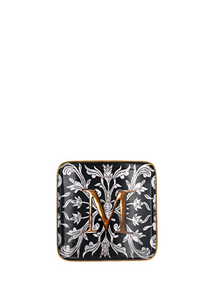 Quatro Letter Printed Decorative Plate