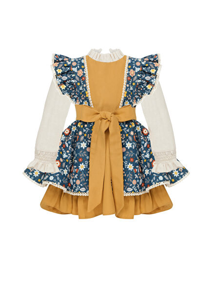 Bondara Lacivert Kız Çocuk Elbise