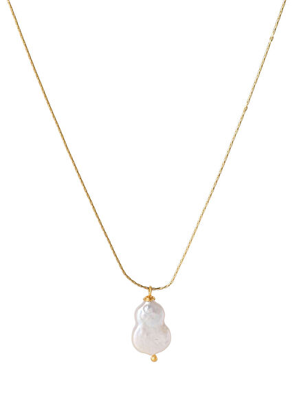 Regina Gold-Plated Women's Pearl Necklace