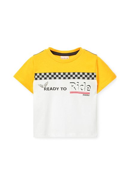 Baskılı Kısa Kollu Erkek Çocuk T-shirt