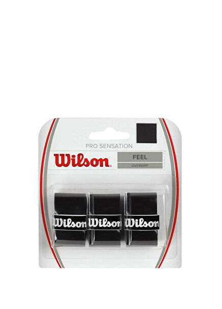 WRZ4010BK Grip Pro Overgrip Sensation Black Tennis Equipment