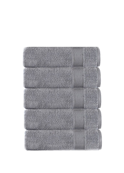 Sicilia Gri Mini 5'li El Havlusu Seti