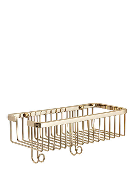 Altın Rengi Dikdörtgen Duş Rafı 