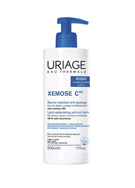Xemose C8+ Anti-Itch Soothing Balm for Atopy-Prone and Very Dry Skin 500 ml
