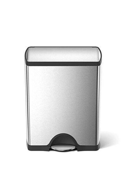 Rectangular Stainless Steel Trash Bin 50 L