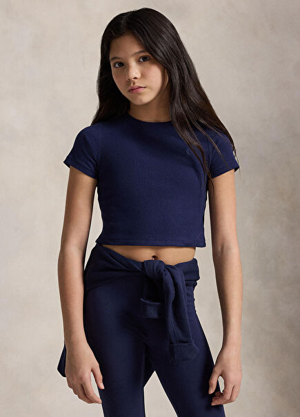 Navy Blue Girls T-Shirt