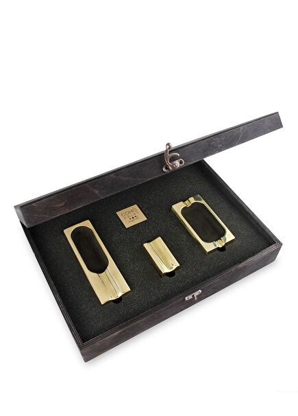 Patron Dark & Gold Edition Pirinç Döküm Puro Seti