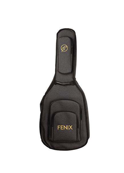 Luxury Black Acoustic Guitar Case