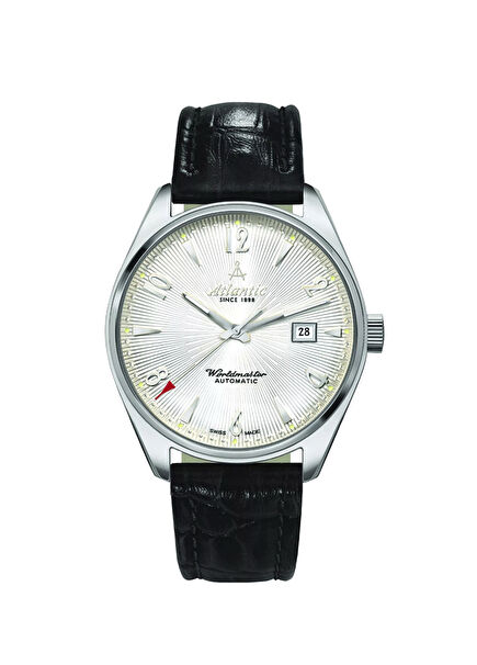 51752.41.25S Siyah Deri Erkek Kol Saati