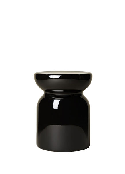 Fondo Black Porcelain Stool