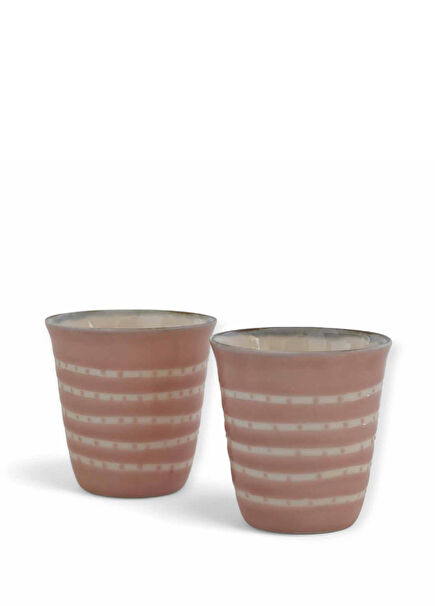 Aura Small Pink Porcelain Coffee Mug