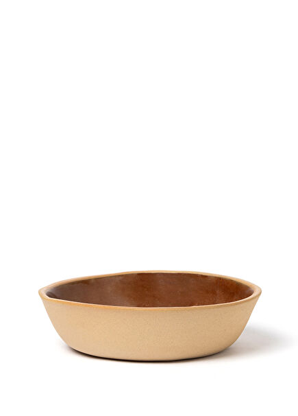 Mocha Kahverengi Stoneware Meze Tabağı 15,5 cm