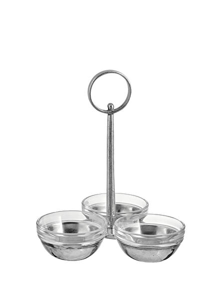 Tin Glass Spice Holder 20 cm