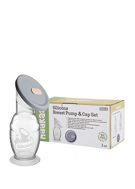 Gen2 Grey Cap Milk Pump and Milk Collector