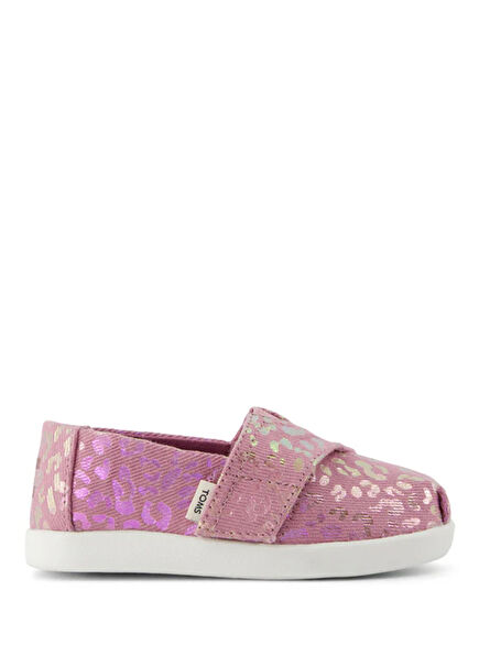 10022124 Alpargata Classic Iridescent Pembe Leopar Desenli Kız Çocuk Espadril
