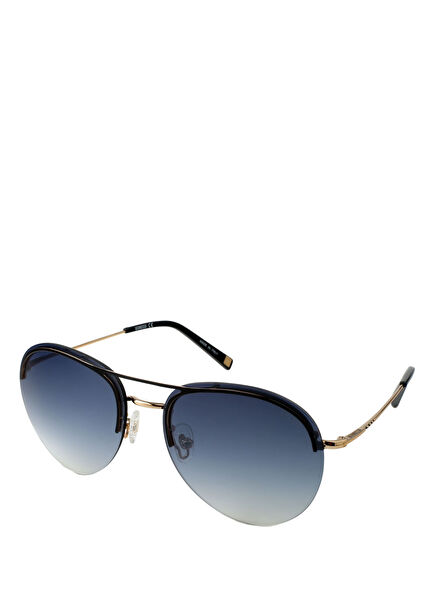 HM 1313 C1 Altın Rengi Metal Unisex Güneş Gözlüğü
