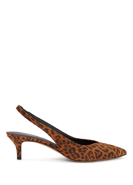 Padim Leopard Print Leather Heels