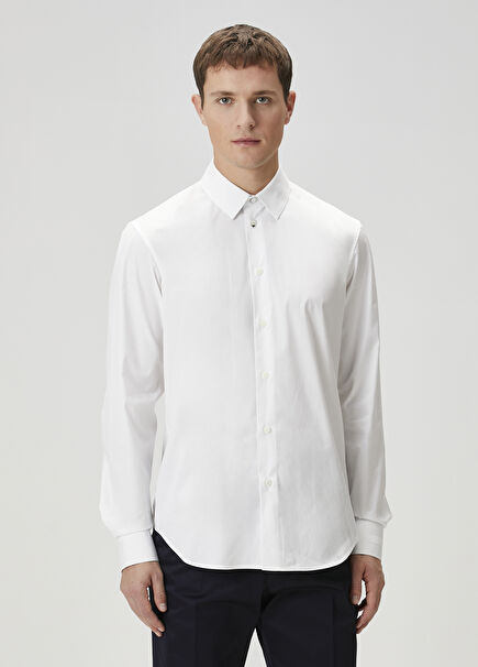 White Poplin Shirt