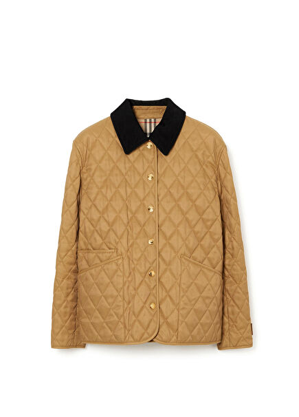 Quilted Barn Beige Women's Jacket