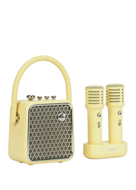 SongBird-SE 18W Yellow Dual Microphone Bluetooth Speaker