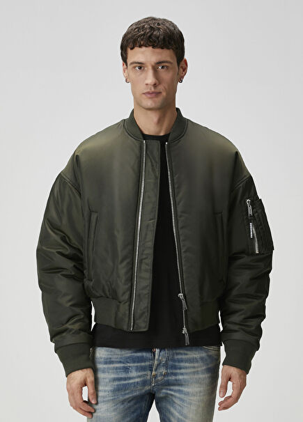 80's Khaki Bomber Jacket