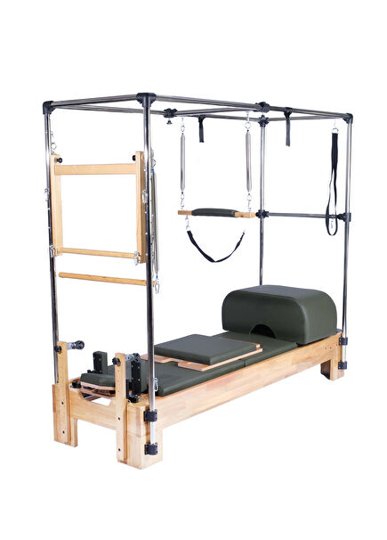 Combo Cadillac Khaki Reformer Plus Pilates Machine