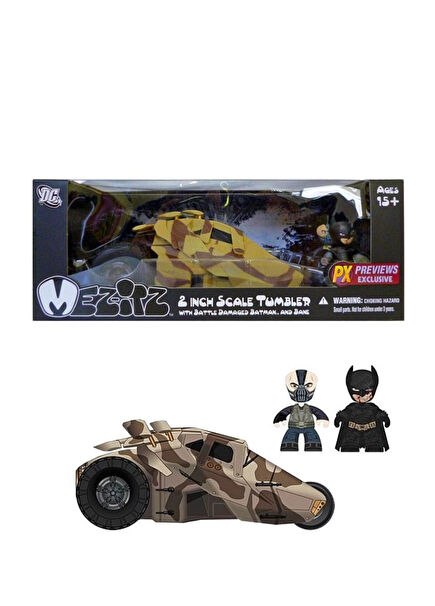 Batman Dkr Mez-İtz Batman Bane Tumbler Figure Set