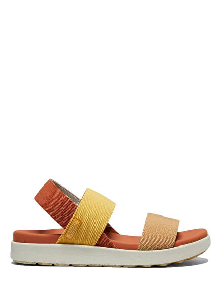 Elle Backstrap Fossil Orange Silver Birch Women's Sandals