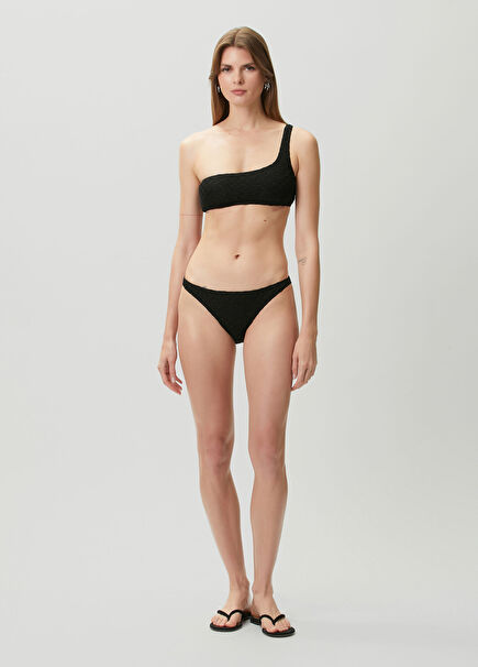 Siyah Dokulu Bikini Takımı