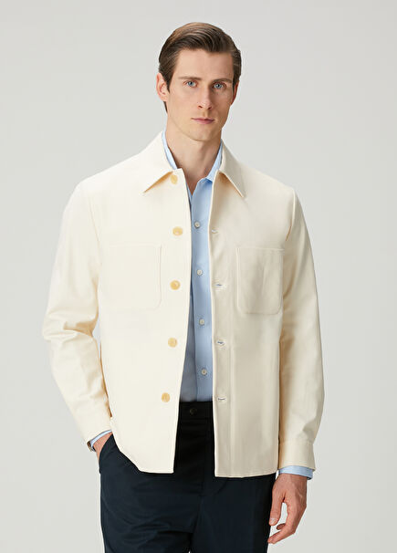 Krem Dış Gömlek