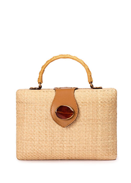 Adele Box Natural Kadın El Çantası