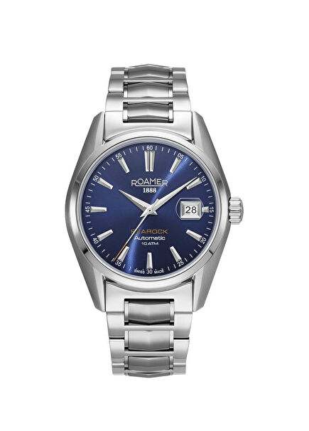 210665-41-45-20 Grey Steel Men's Wristwatch