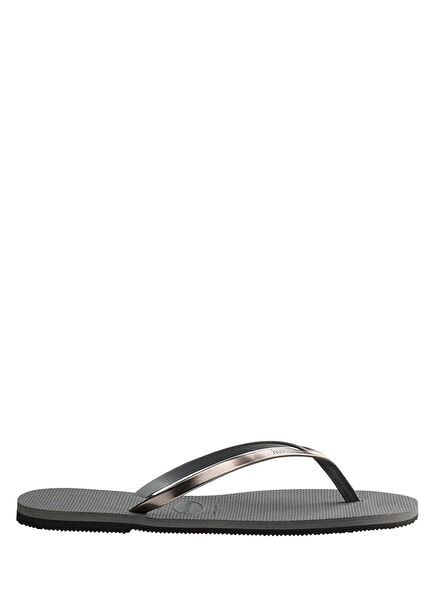 You Metallic Silver Women's Beach Flip-Flops