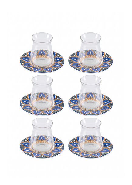 Limoncello 12 Parça 6 Kişilik Çay Seti
