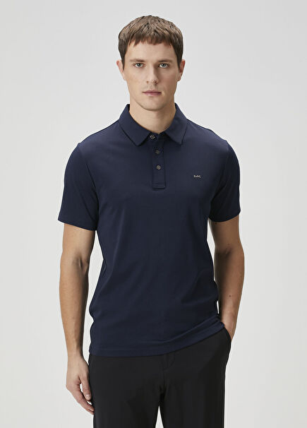 Lacivert Polo Yaka T-shirt