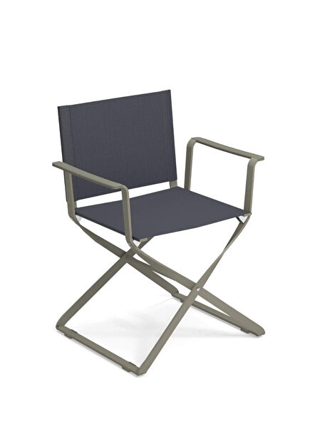 Ciak Grey Green Alüminyum Bahçe Rejisör Sandalyesi