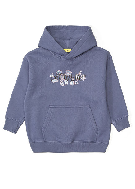 Blue Black Girls Sweatshirt