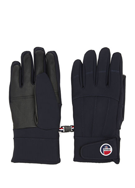 Navy Blue Men's Ski Gloves