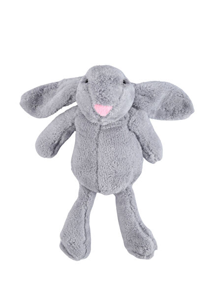 Fluffy Gray Rabbit Sleep Pal