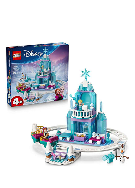 Disney's Frozen: Elsa's Ice Castle & Snow Sledding Adventure 216 Pieces Ages 4+ Building Toy 43281
